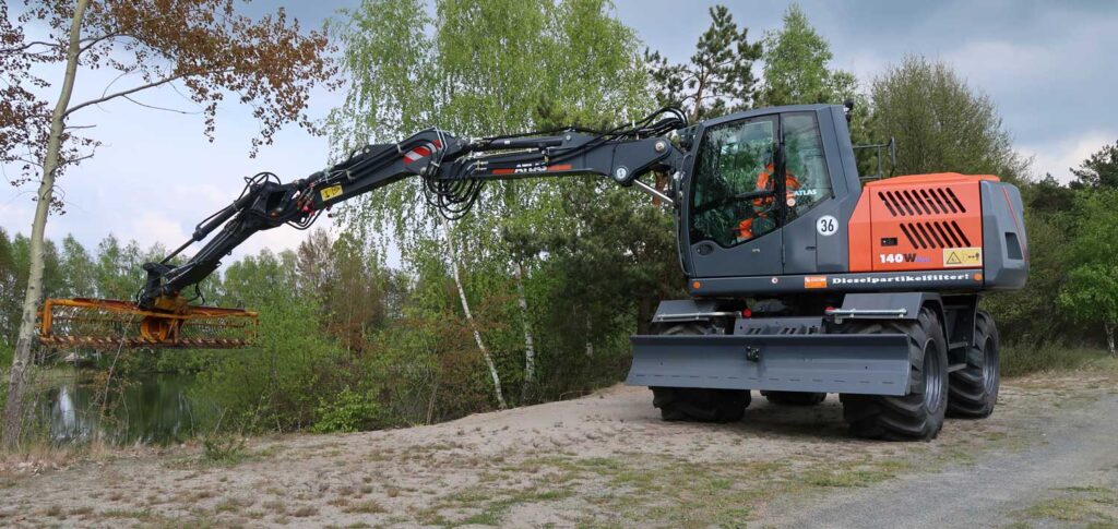 Gravemaskiner på hjul